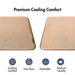 Frostcore™ Cooling Mat (2-pack) - Waffle Brown