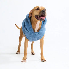 Teddy Sherpa Dog Jacket - Blue