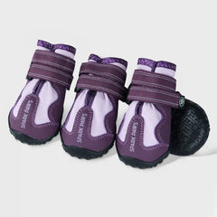 365 All-Season Dog Shoe 4PC Set - Purple
