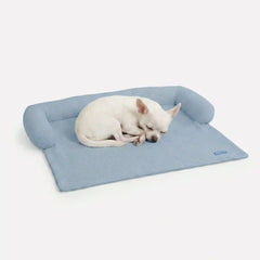 Frostcore™ Cooling Couch Cover Dog Bed - Waffle Ash Blue