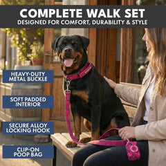 Comfort Control Collar Set - Fuchsia Camo