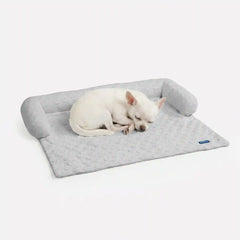 Frostcore™ Cooling Couch Cover Dog Bed - Hearts Grey