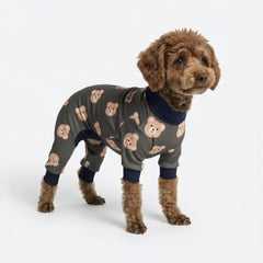 Dog Pajama - Bear Black