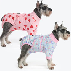Dog Surgical Suit (2-pack) - Butterfly and Pink Hearts