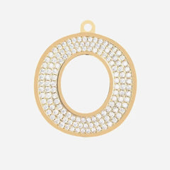 Initial Letter Jewelry Tag - O
