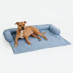 Frostcore™ Cooling Couch Cover Dog Bed - Ash Blue