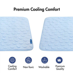 Frostcore™ Cooling Mat (2-pack) - Hearts Blue