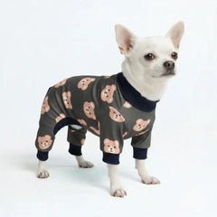 Dog Pajama - Bear Black