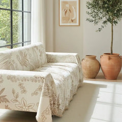 Pet Couch Cover - Lily of The Valley Beige