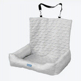 Frostcore™ Dog Cooling Car Seat Bed - Hearts Grey