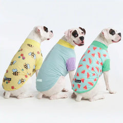Sunblock Dog T-Shirt (3-pack) - Breeze, Bees, Watermelon