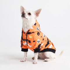 Halloween Dog Hoodie - Orange