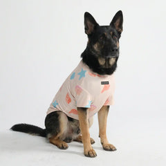 Sunblock Dog T-Shirt - Seashell