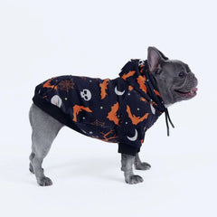 Halloween Dog Hoodie - Black