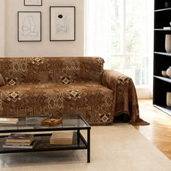 Pet Couch Cover - Rustic Bohemian Brown