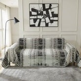 Pet Couch Cover - Modern Mosaic Black