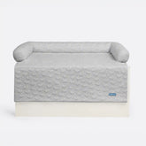 Frostcore™ Cooling Couch Cover Dog Bed - Hearts Grey
