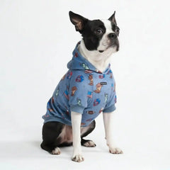 The USA Dog Hoodie - Blue