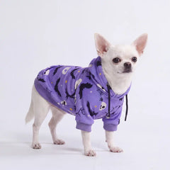 Halloween Dog Hoodie - Purple