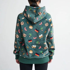 The Germany Human Hoodie - Dark Green