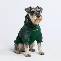 Forest Camo Dog Hoodie