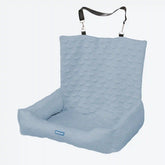 Frostcore™ Dog Cooling Car Seat Bed - Hearts Ash Blue