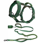 Comfort Control No-Pull Dog Harness and Multipurpose Leash Set - Green