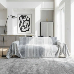 Pet Couch Cover - Modern Mosaic Grey