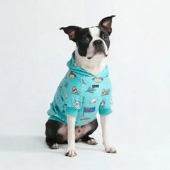 The Australia Dog Hoodie - Teal