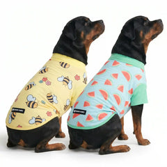 Sunblock Dog T-Shirt (2-pack) - Bees Watermelon