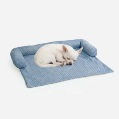 Frostcore™ Cooling Couch Cover Dog Bed - Ash Blue