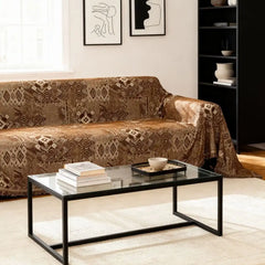 Pet Couch Cover - Rustic Bohemian Brown
