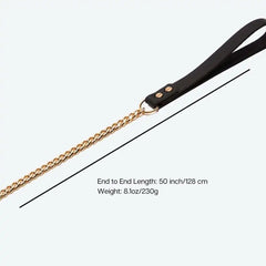 Cuban Link Gold Dog Leash