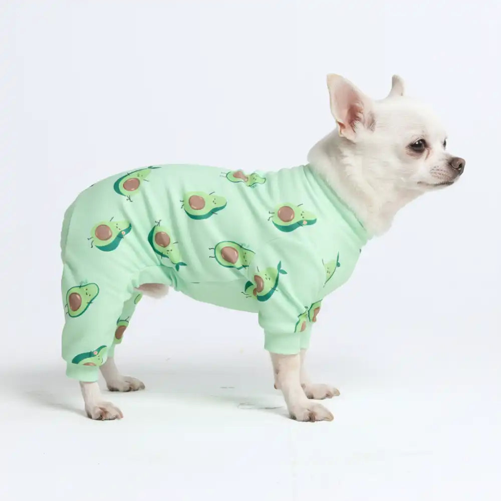 Dog Pajama - Avocado