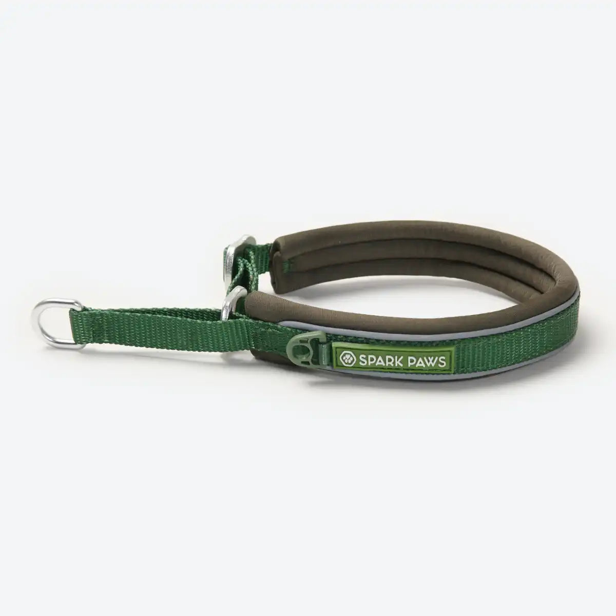 Cushioned Martingale Collar - Army Green