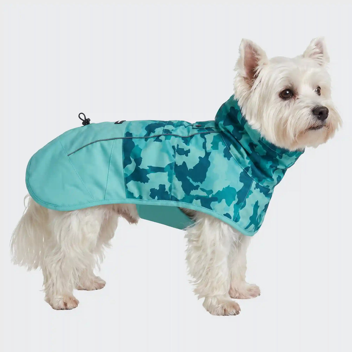 Breatheshield™ Dog Raincoat - Camo Teal
