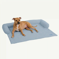Frostcore™ Cooling Couch Cover Dog Bed - Waffle Ash Blue