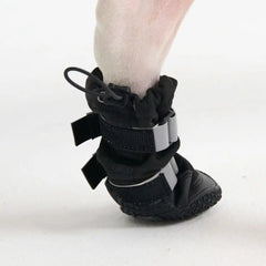 Dog Rainboots, Waterproof Dog Shoes - Black