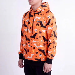 Halloween Human Hoodie - Orange