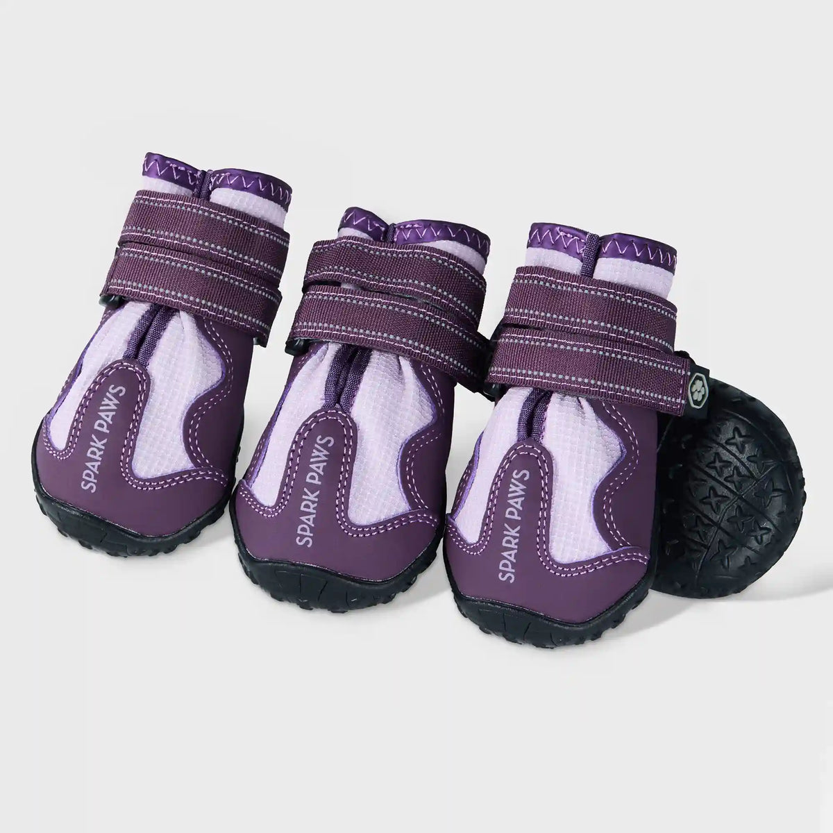 365 All-Season Dog Shoe 4PC Set - Purple