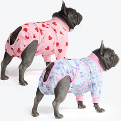 Dog Surgical Suit (2-pack) - Butterfly and Pink Hearts