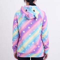 Halloween Human Hoodie - Unicorn