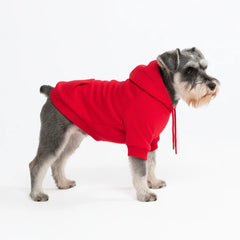Essential Dog Hoodie - Crimson Red