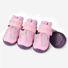 365 All-Season Dog Shoe 4PC Set - Pink