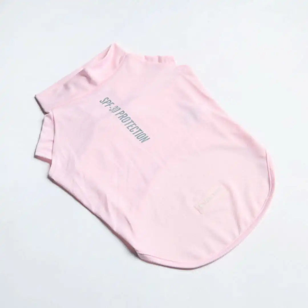 Sunblock Dog T-Shirt - Light Pink