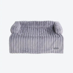 Luxury Couch Cover Dog Bed - Grey