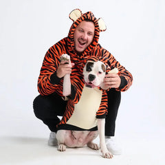 Halloween Dog & Human Matching Hoodie Set – Tiger