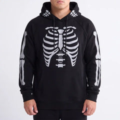 Halloween Human Hoodie - Reflective Skeleton (2)