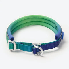 Cushioned Martingale Collar - Lime Wave