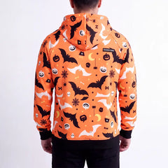 Halloween Human Hoodie - Orange (2)